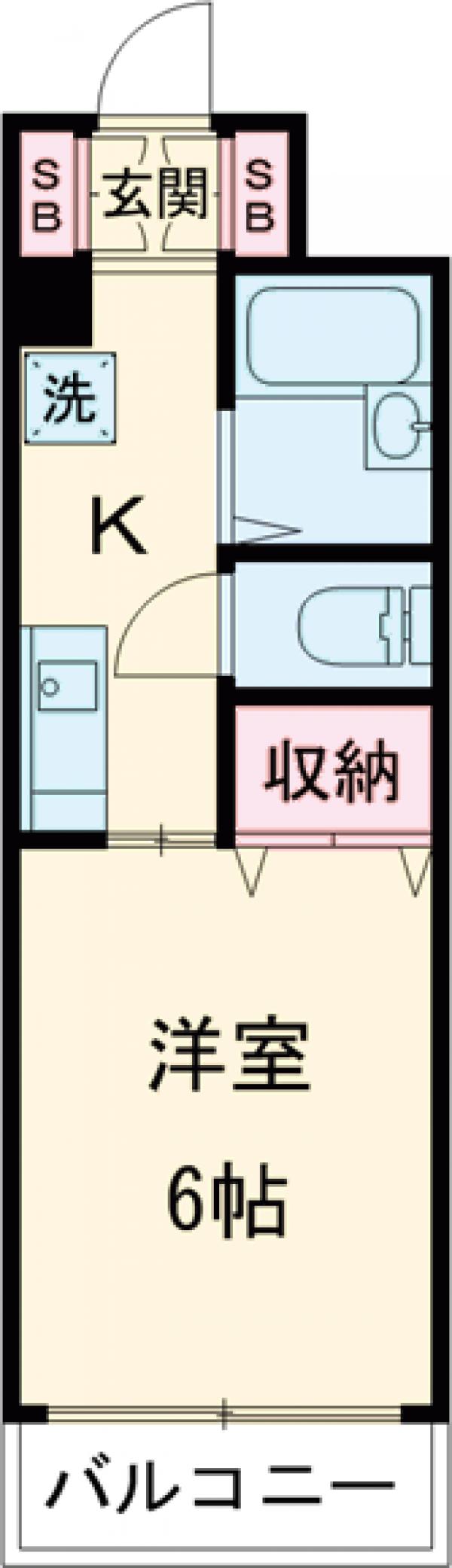 ラヴィル1108の間取り