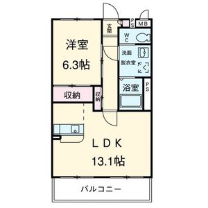 アルバクオーレ A棟の間取り