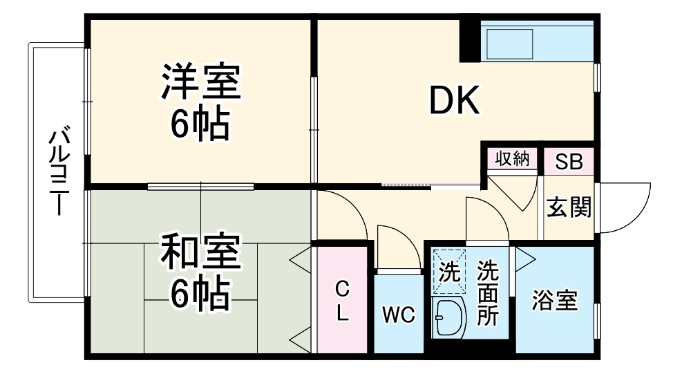 ディオン早出Ⅲの間取り