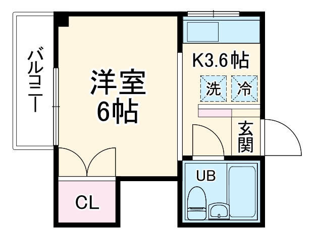 リアリノ岩地ビルの間取り