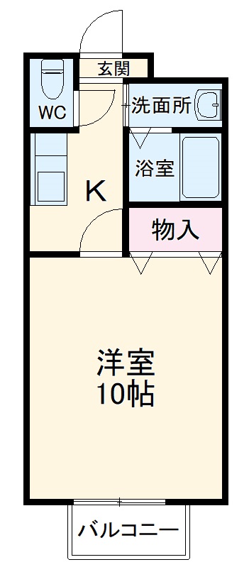 ハイツウィステリアの間取り