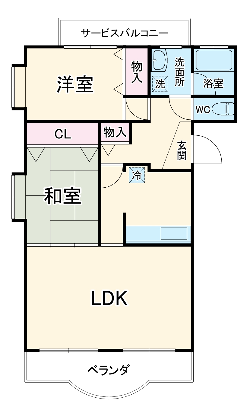 サンフラワーの間取り