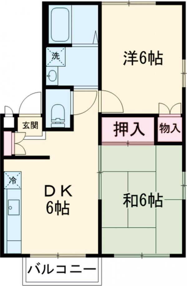 エステートピア・u1号棟の間取り