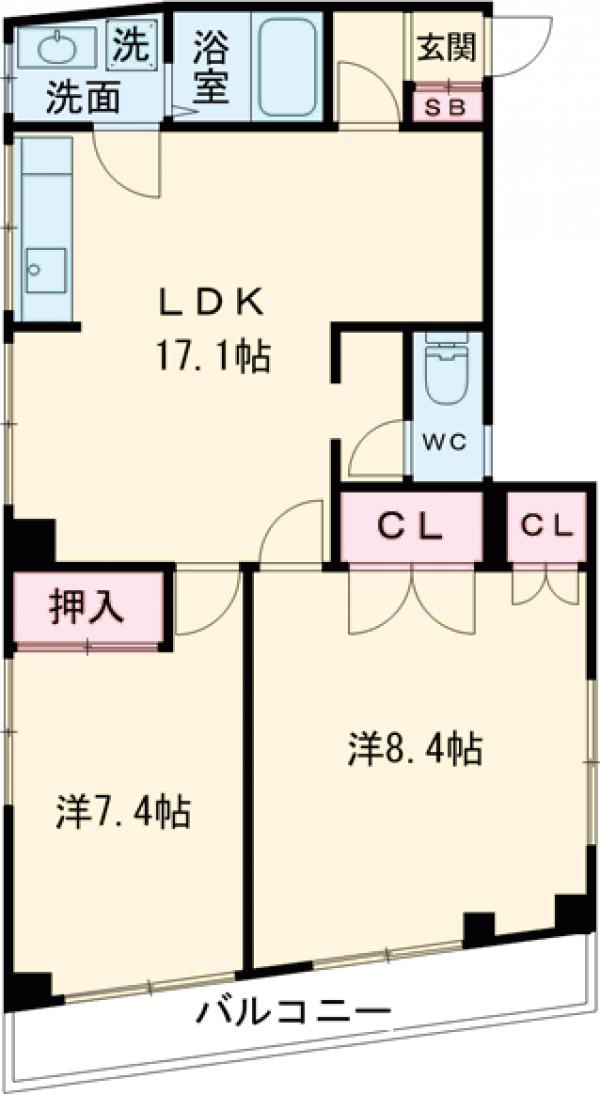 細渕ビルの間取り