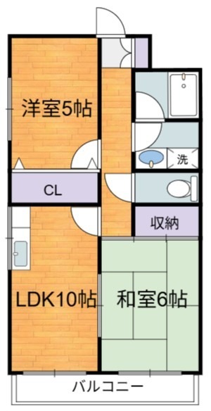 エクセル稲田の間取り