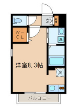 フローラ松が丘の間取り