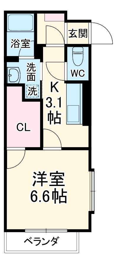 マンション葵の間取り