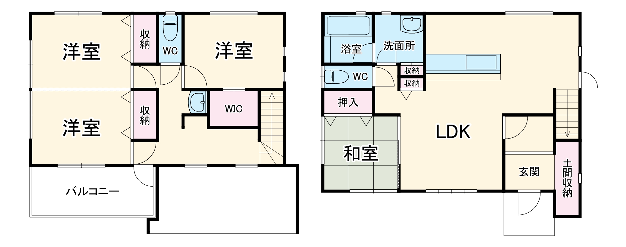 弥藤吾一戸建住宅の間取り