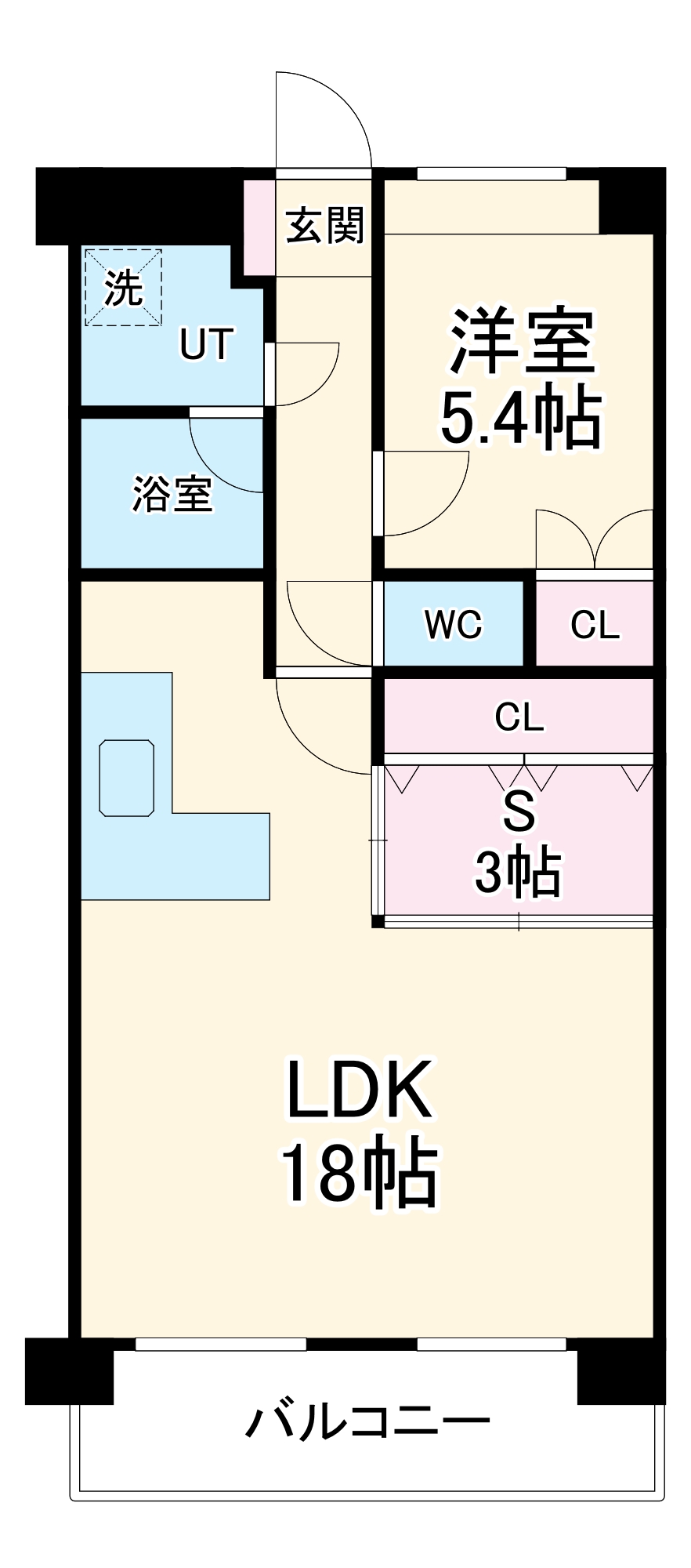 メゾンドヨサミの間取り