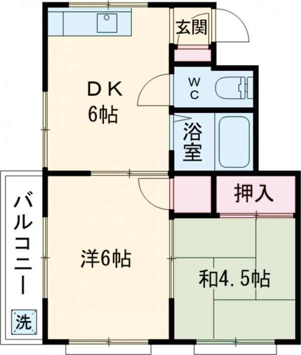 コーポアゼリアの間取り