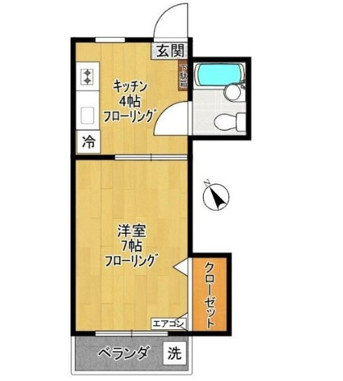 シティハイムの間取り