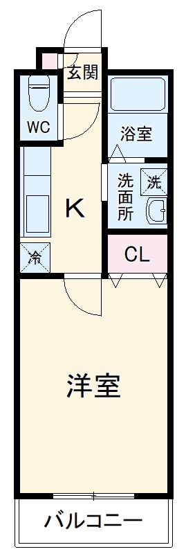 アンプルール リーブル SEA GULLの間取り