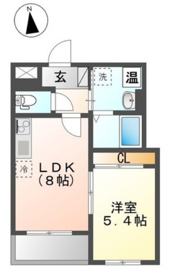 エスポワールＭの間取り
