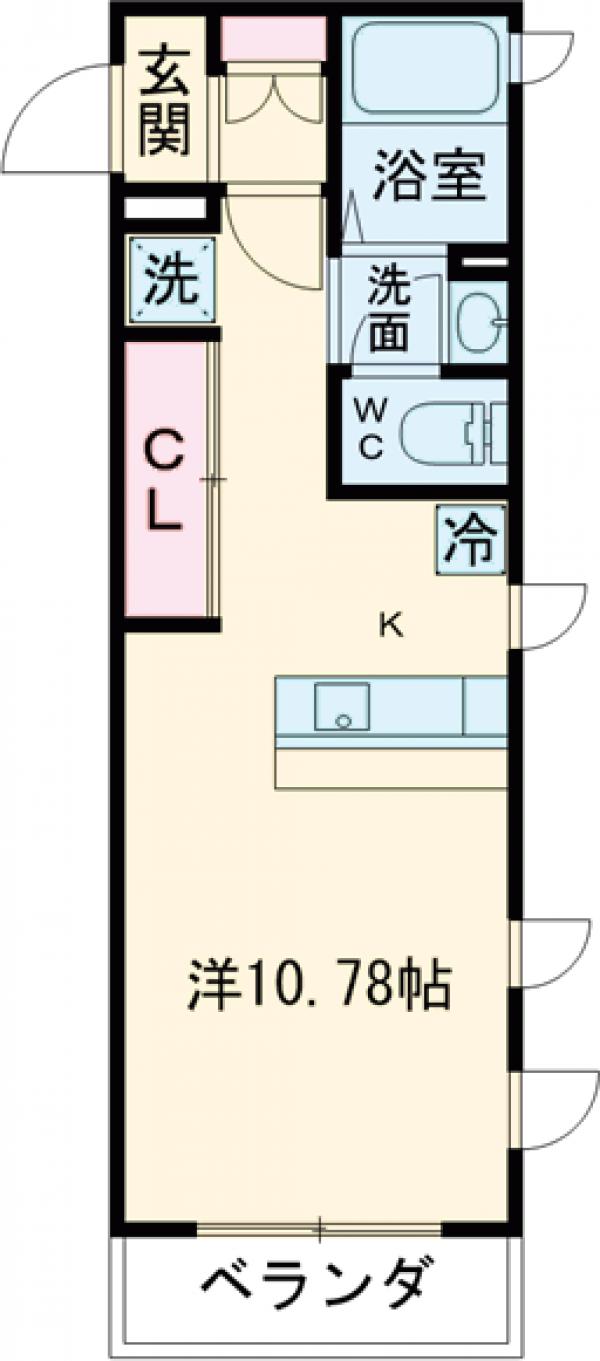 大岡山フローラの間取り
