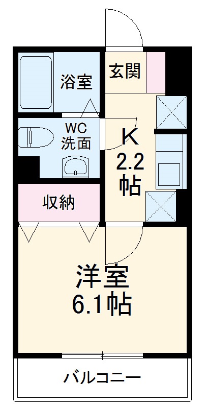 リヴィエール・Kの間取り