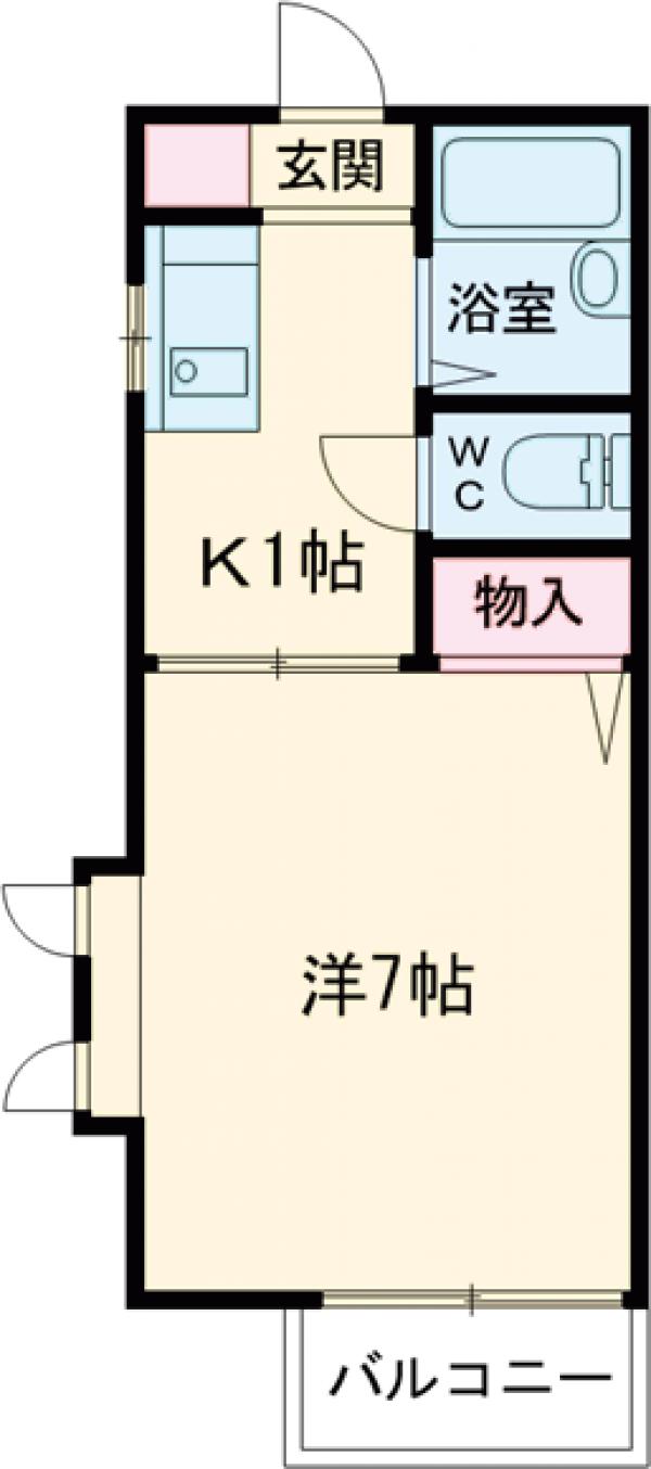 カセラ・Rの間取り