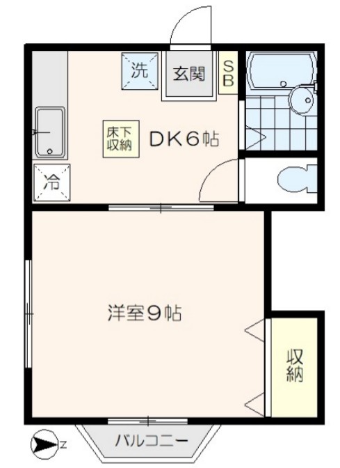 コーポ寿の間取り