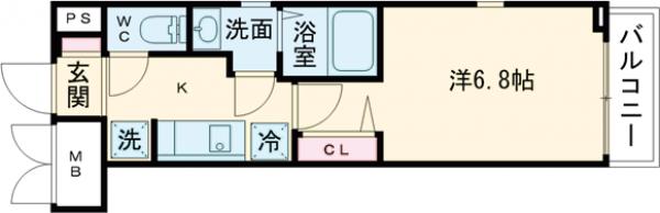 カーサ フェリーチェ西原の間取り