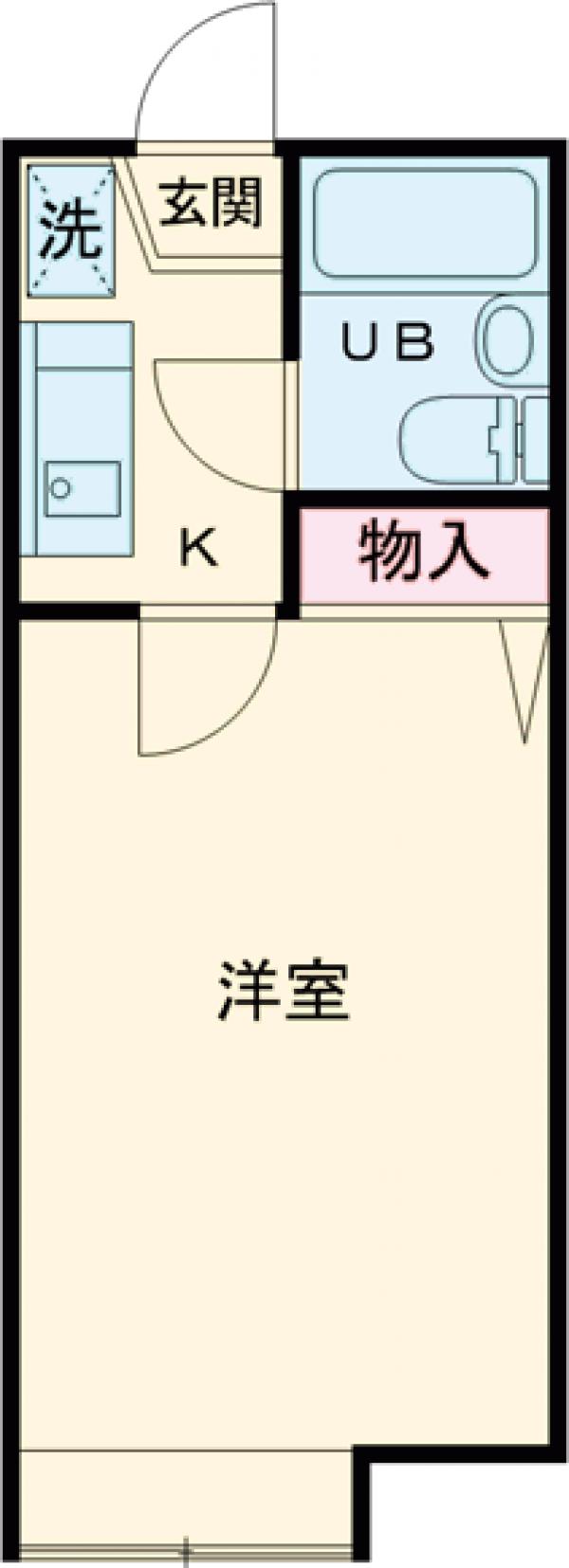 スカイハイツ北綾瀬Aの間取り