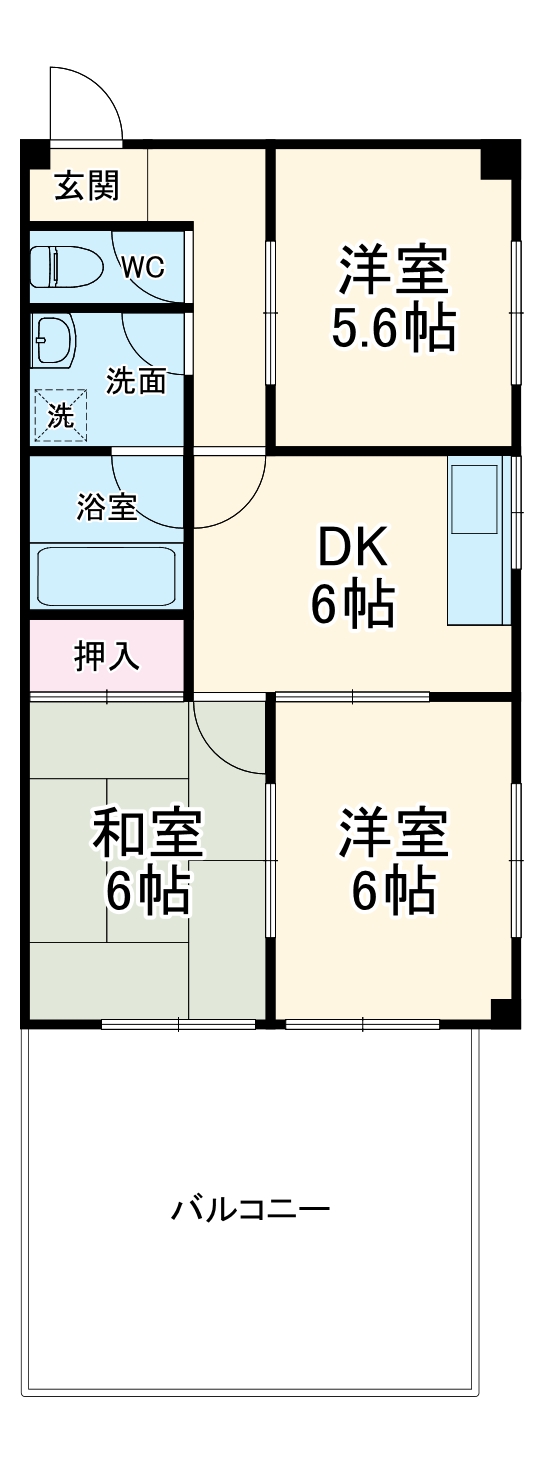 高木ビルの間取り
