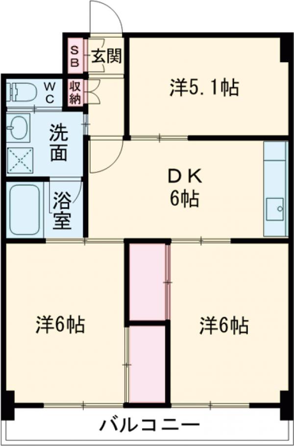 プラザEMの間取り