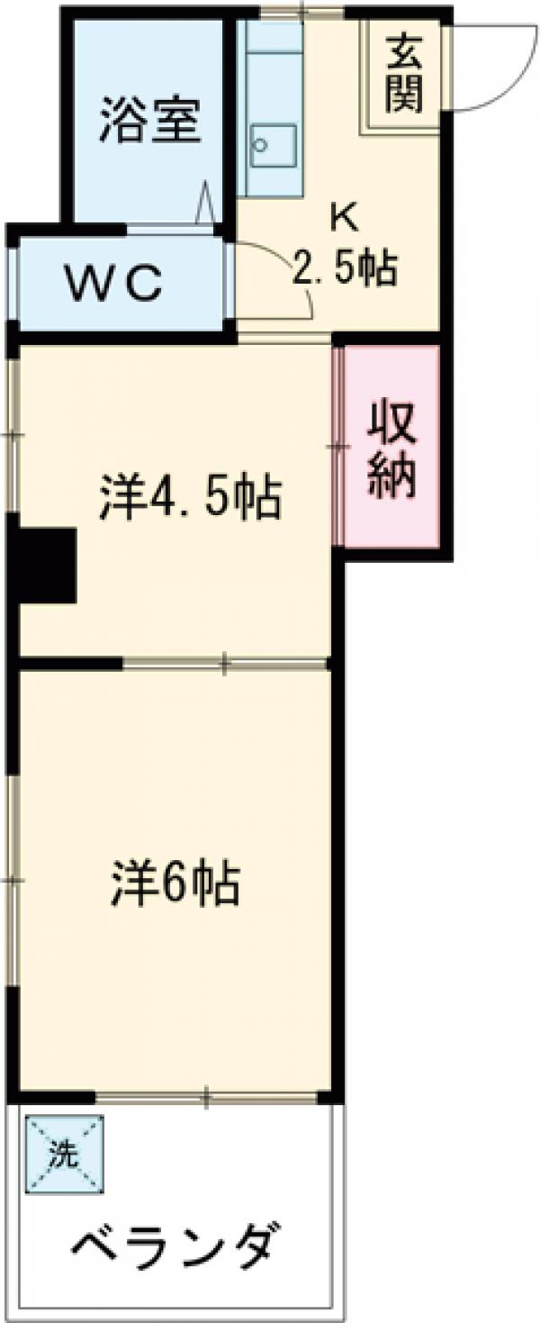 コーポベルの間取り