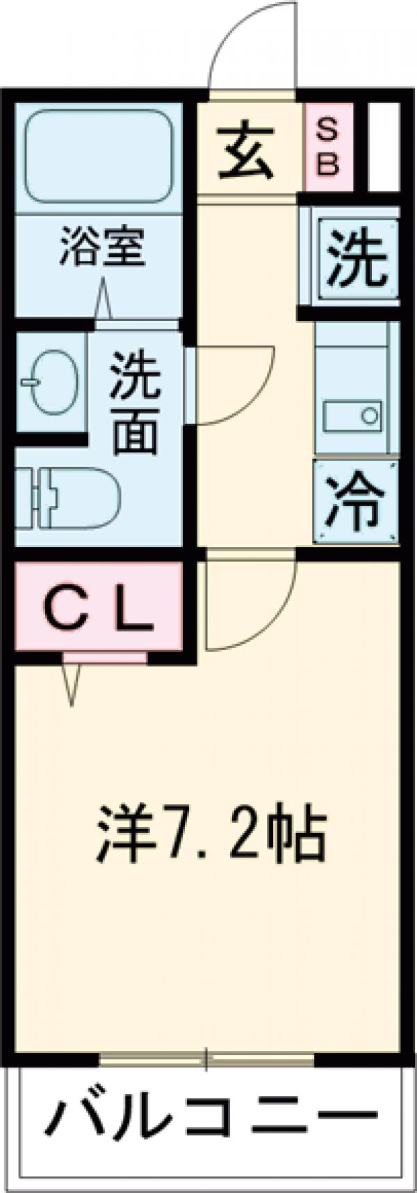エスポアールB棟の間取り