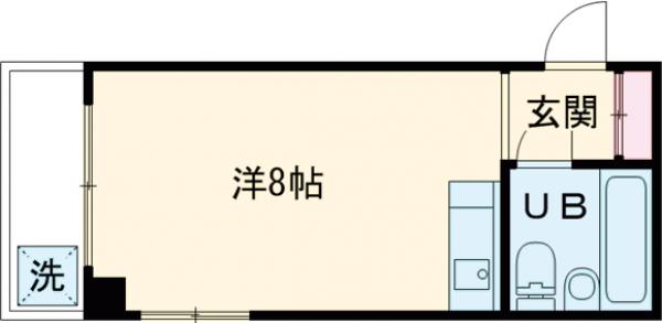 高台コーポの間取り