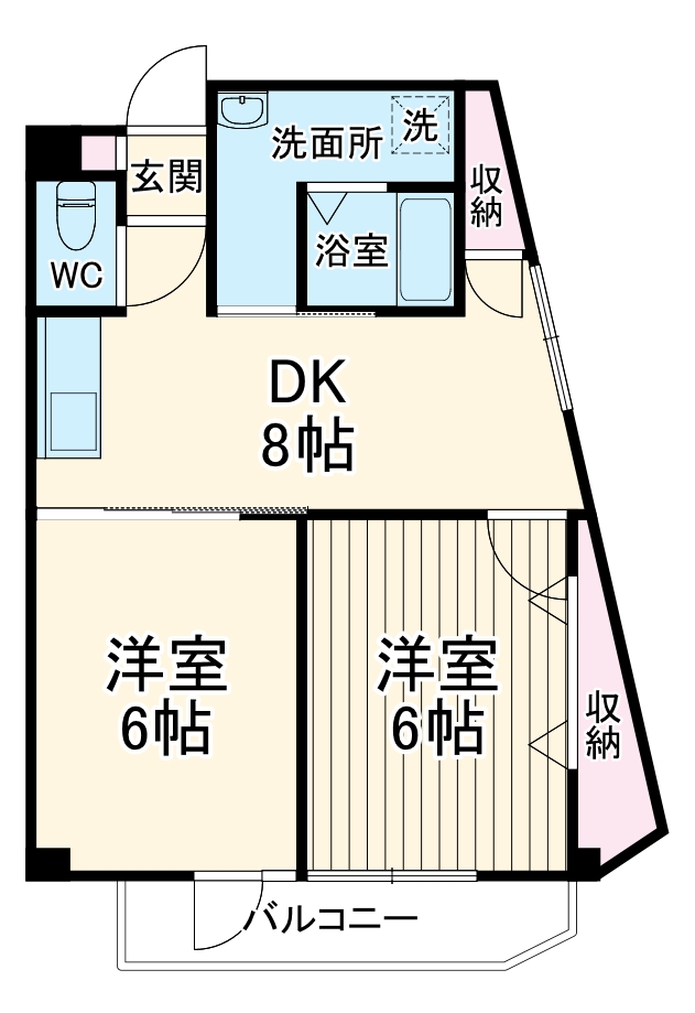 ヒロタマンションの間取り