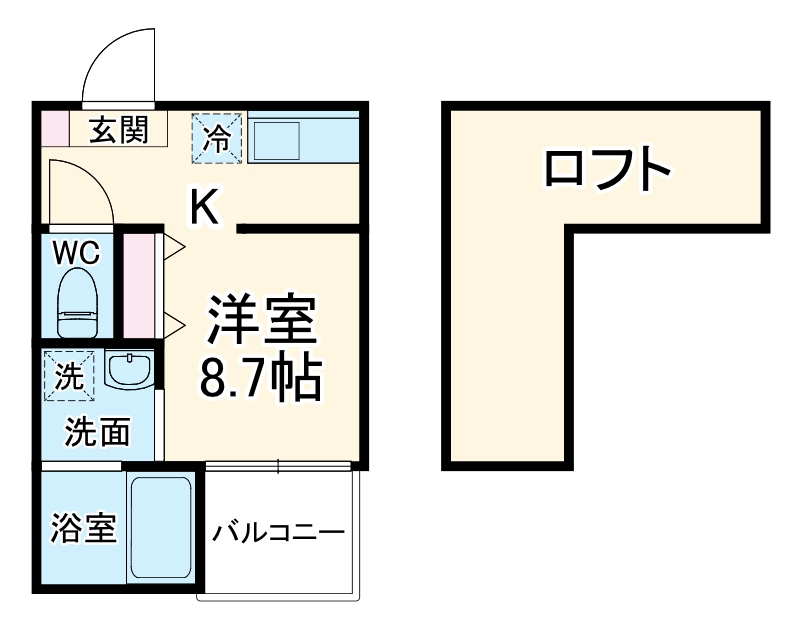 シェリール本陣の間取り