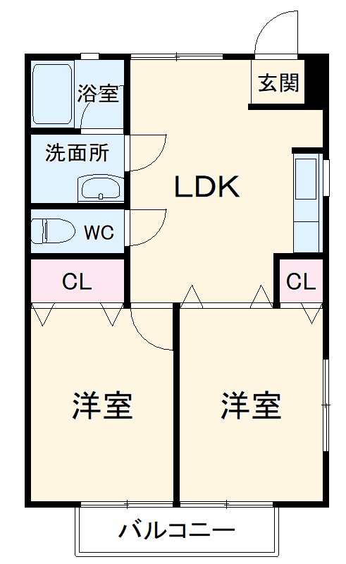 ベルハウス本郷台の間取り