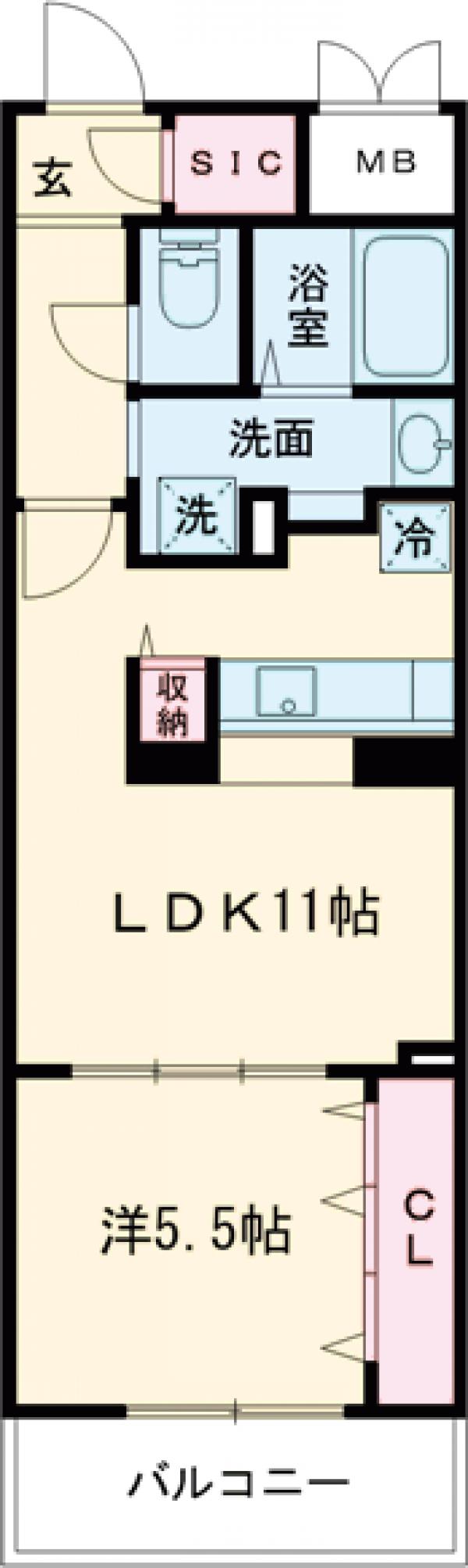 ＡＺＡＬＥＴＹ上北沢の間取り