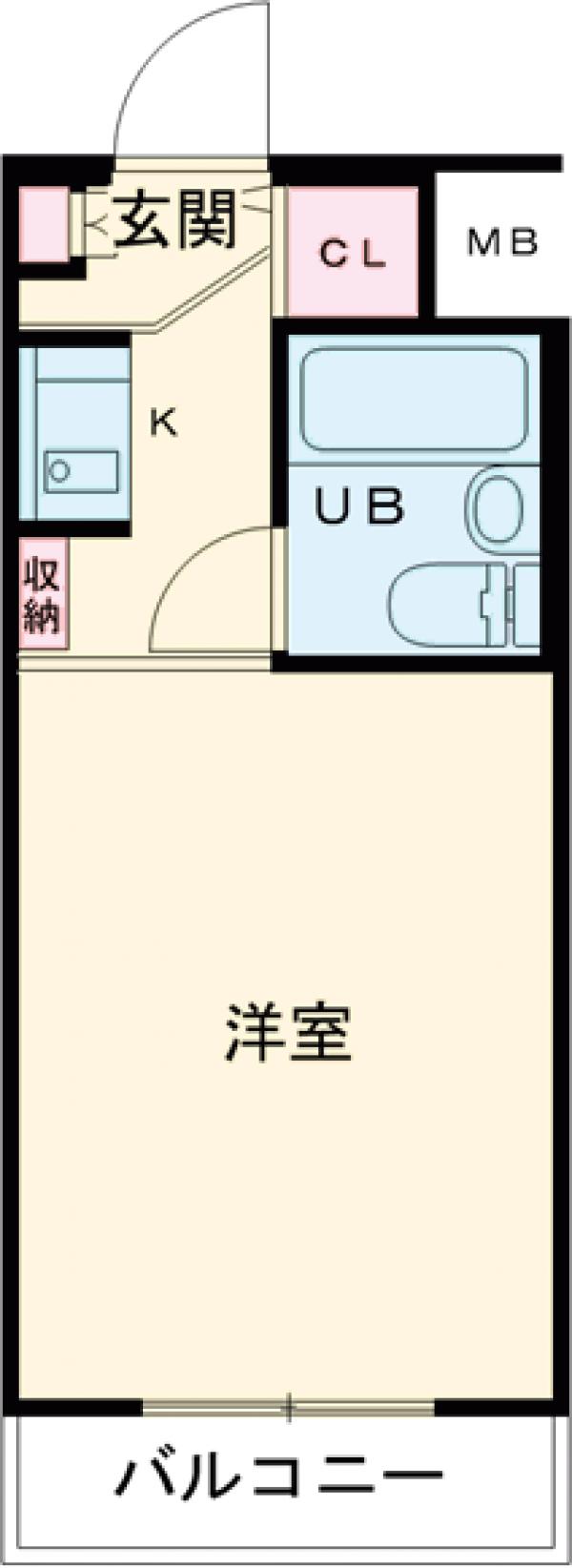 スカイコート下高井戸の間取り