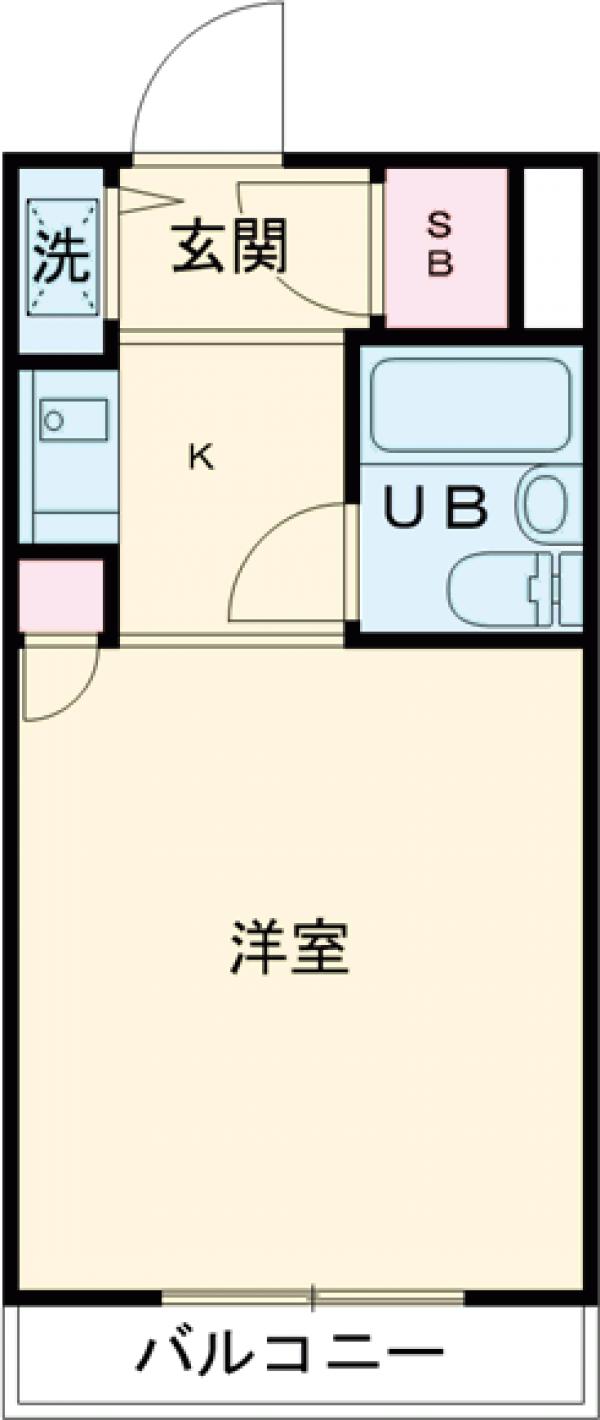 グリーンプラザ北綾瀬・201号室の間取り