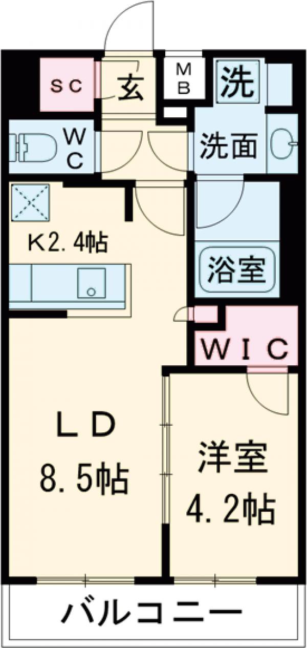 エミリブ練馬の間取り