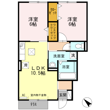 リヴィエールの間取り