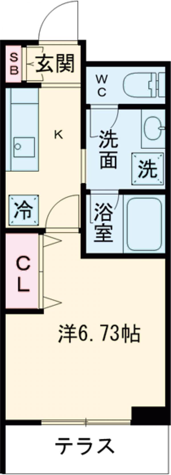 ソラミテラス松原の間取り