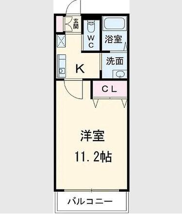 大原KYハイツⅢの間取り