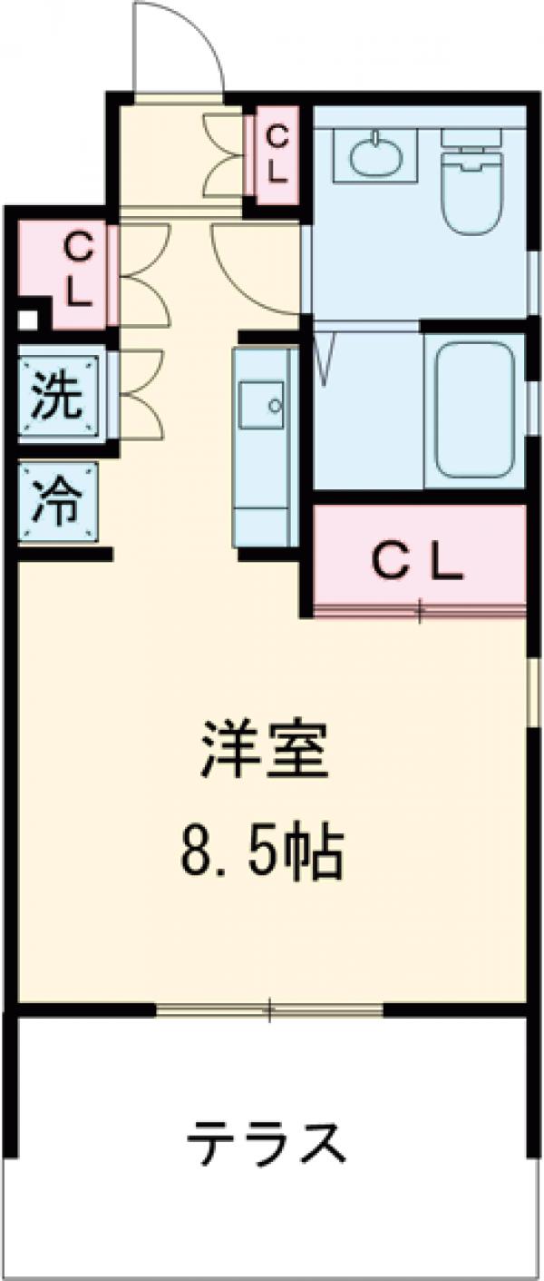 ラティエラ大岡山の間取り