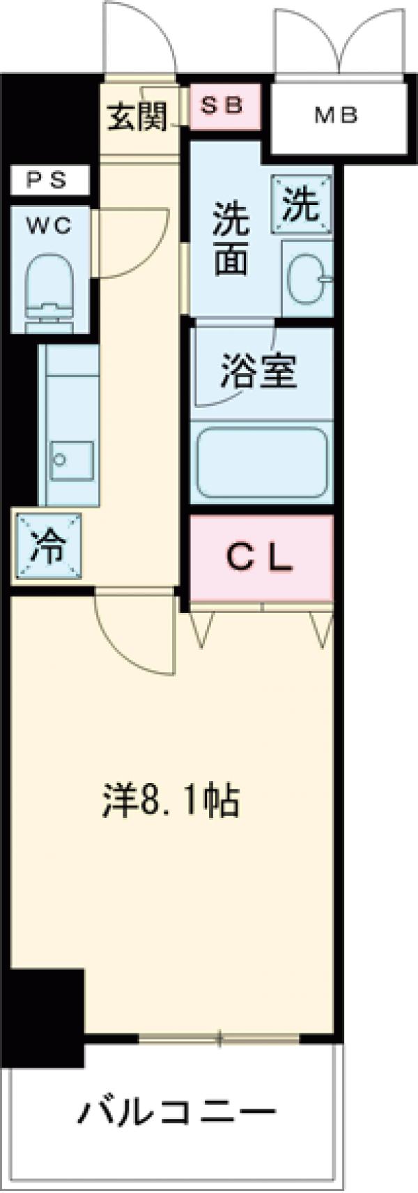 Centre Riziereの間取り
