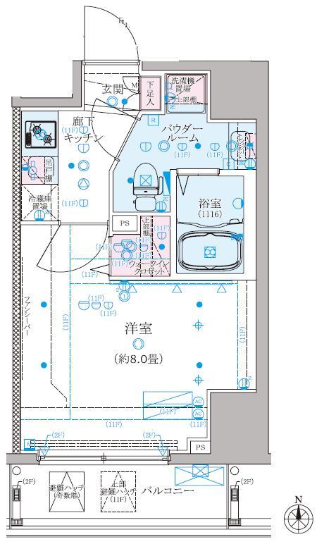 クレイシア練馬駅前の間取り