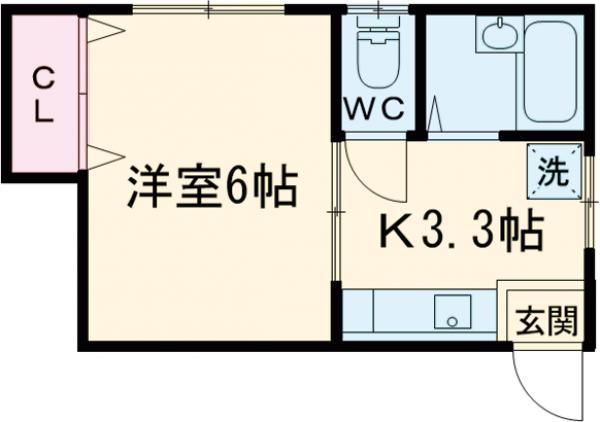 寺沢荘の間取り