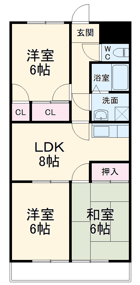 ラ・グラシューズの間取り