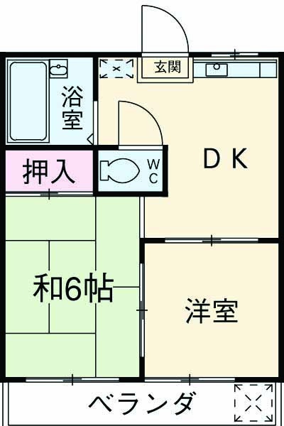サンパレススズキの間取り