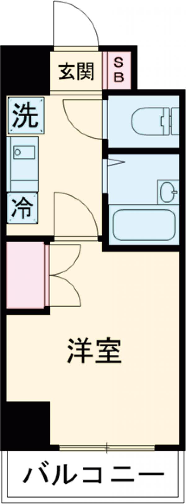 エクセリア浜田山の間取り