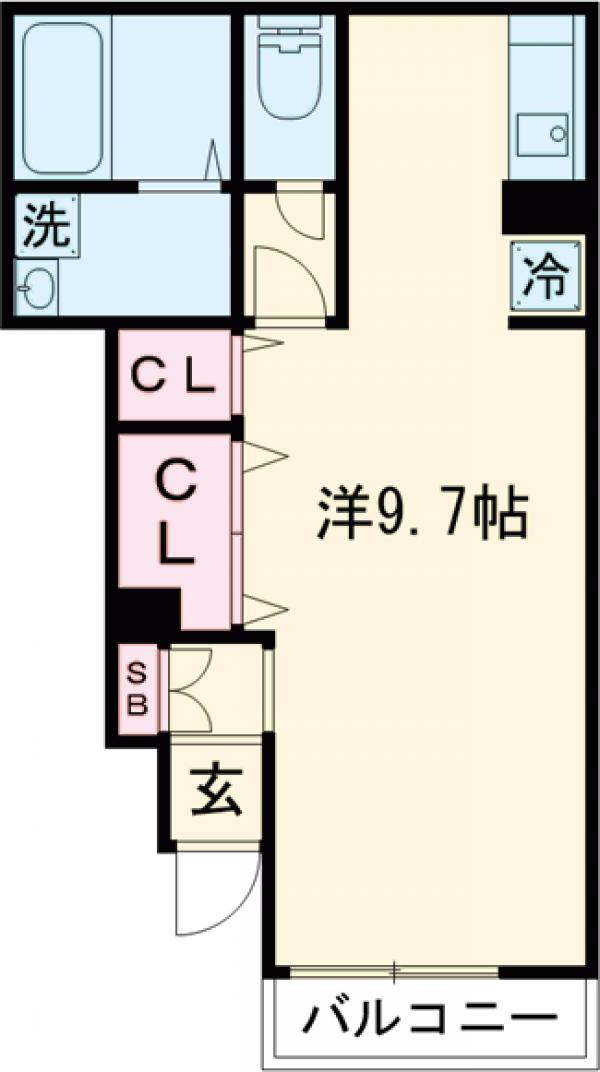 ローズコート新江古田の間取り