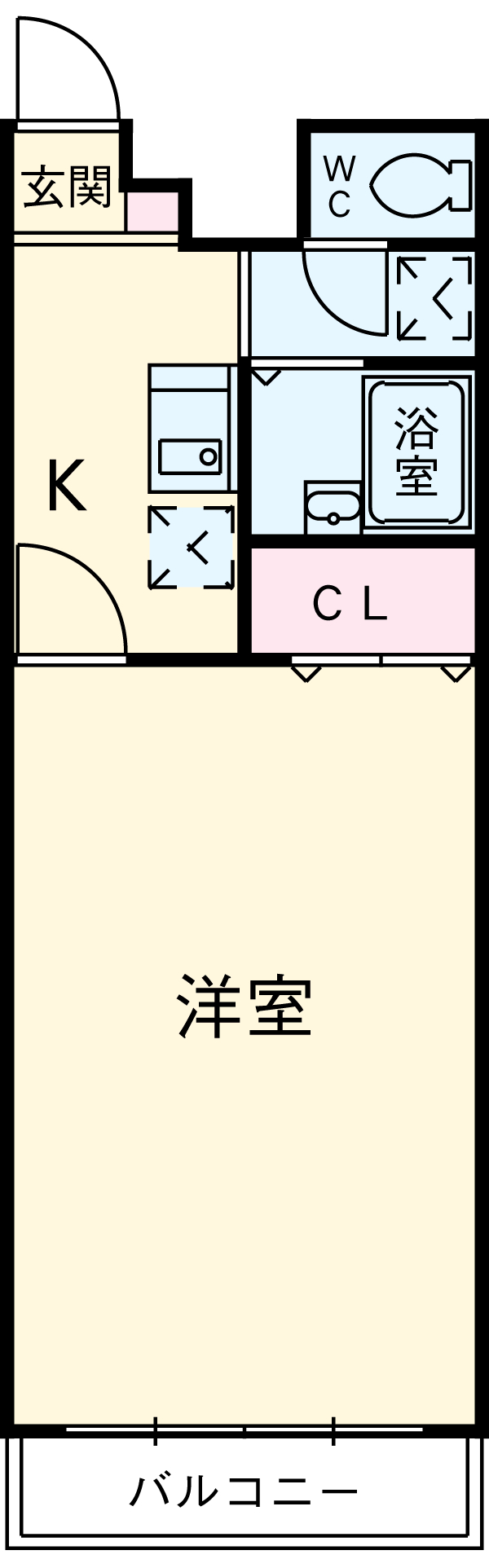 プレジール sunshineの間取り