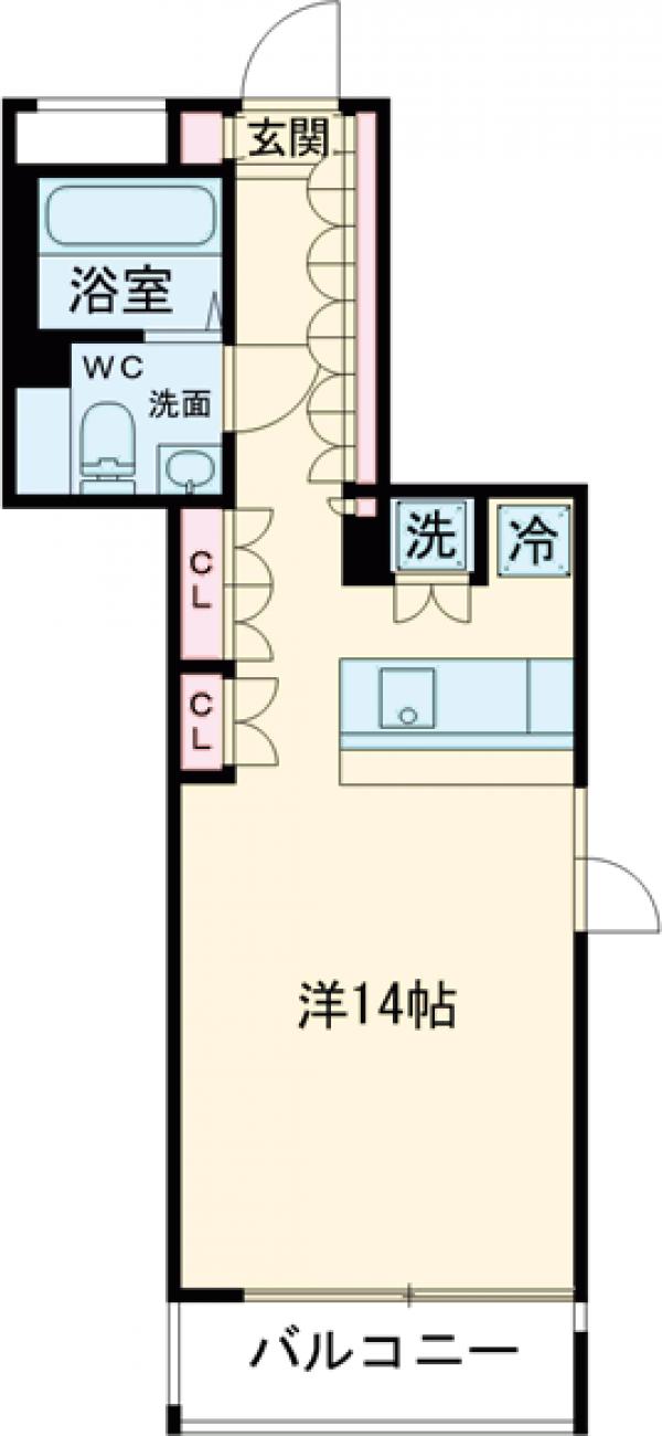 グランドコンシェルジュ都立大学の間取り