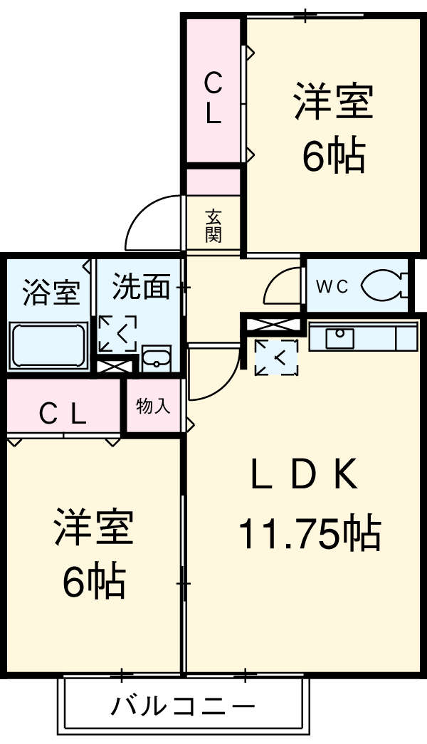 ウィルモアセブンの間取り