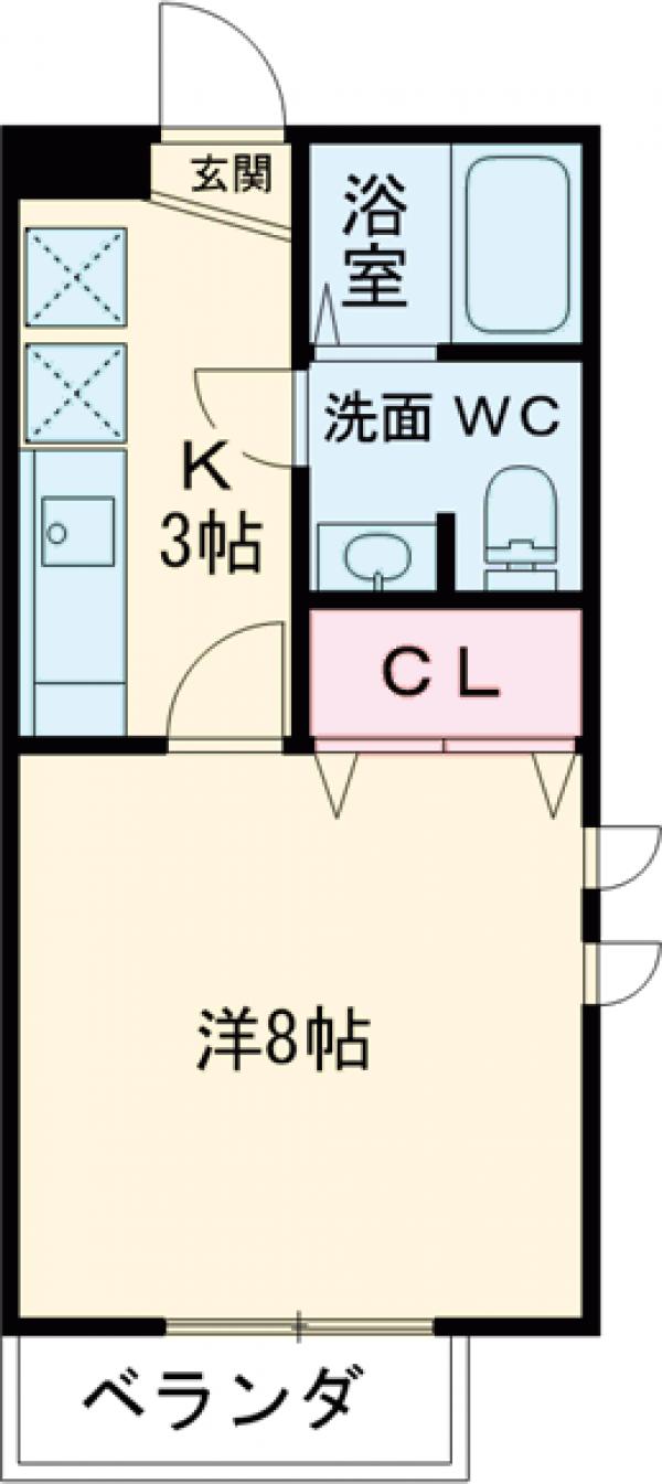 アロッジオ Kの間取り
